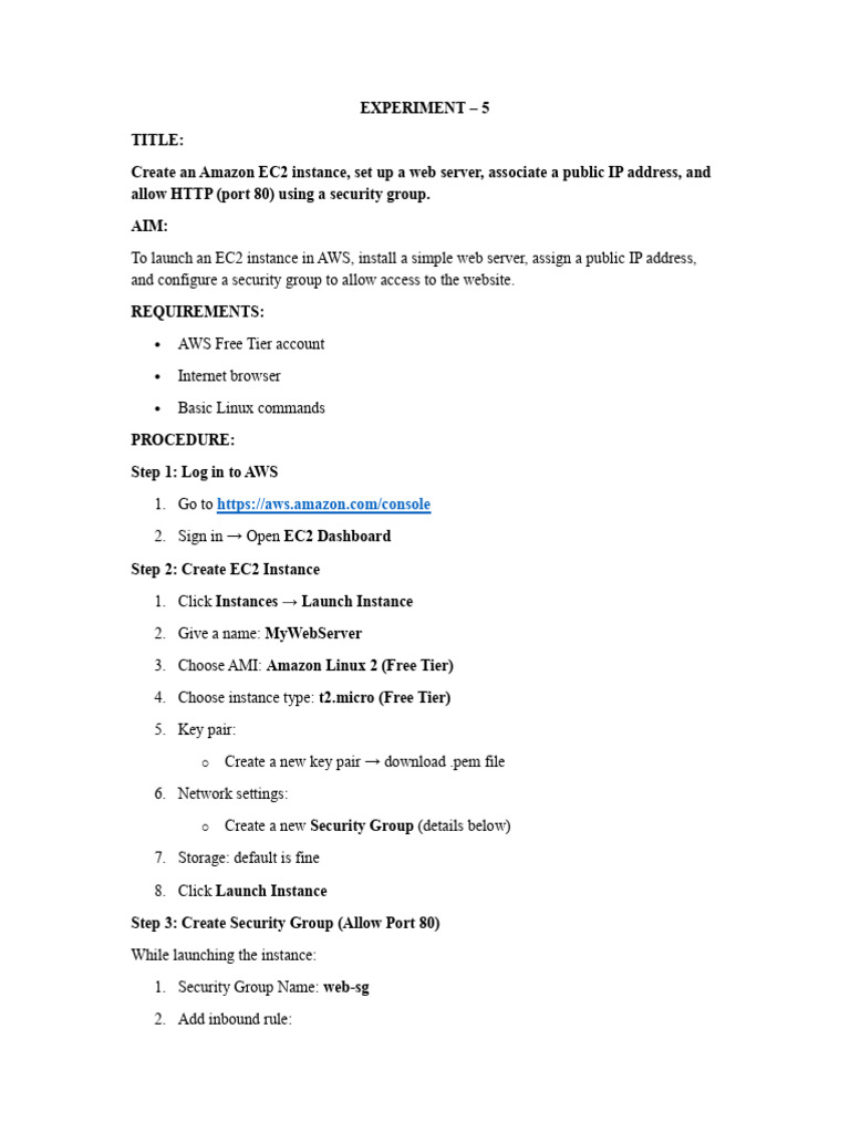 CC Experiment 5 | PDF