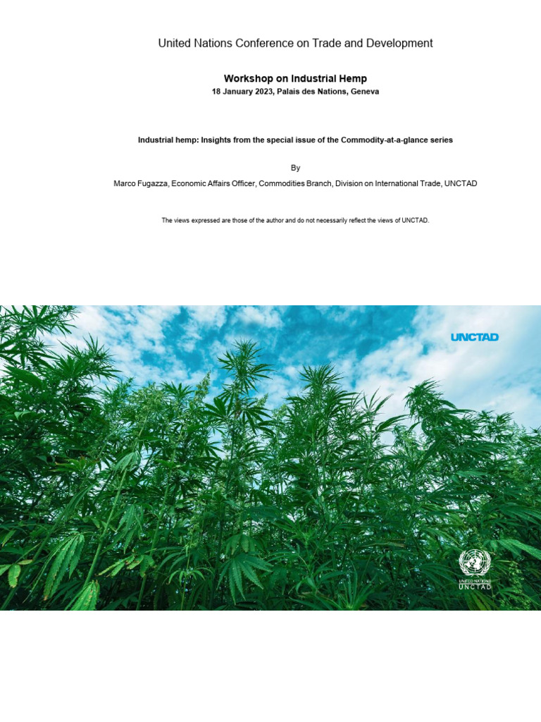 Industrial Hemp Insights From The Special Issue of The Commodity-At-A ...