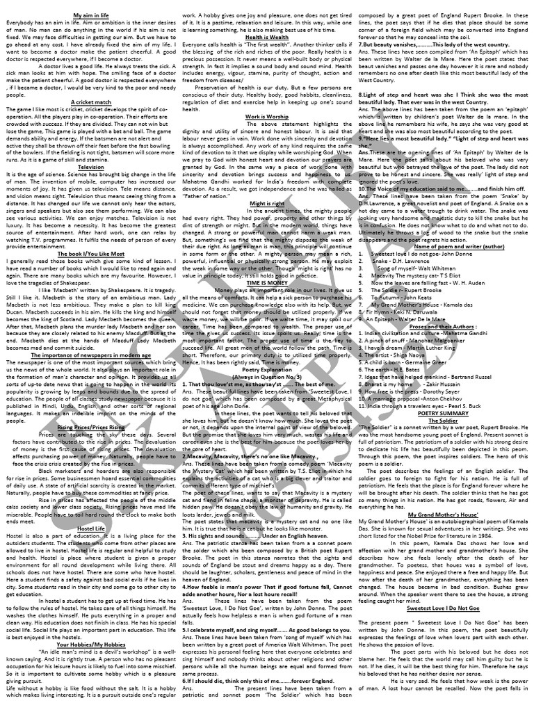 One Page Question | PDF