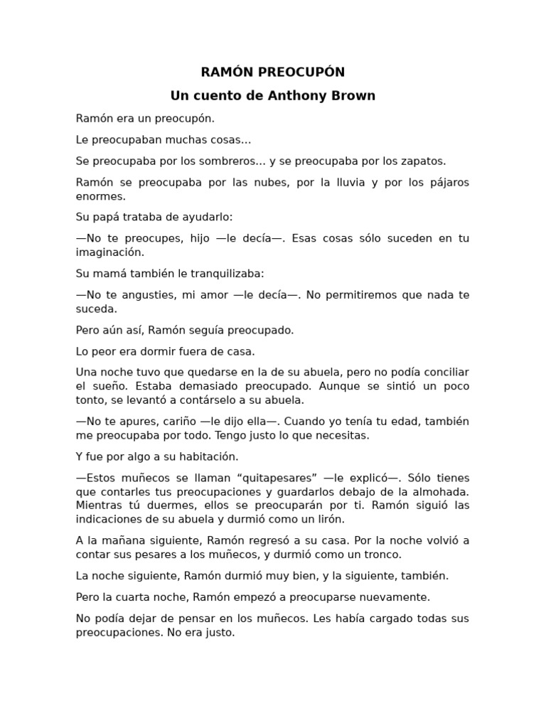Ramon Preocupón | PDF