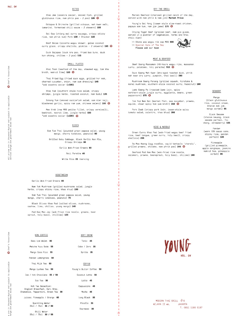 YOUNG Menu Vol 4 - Food | PDF