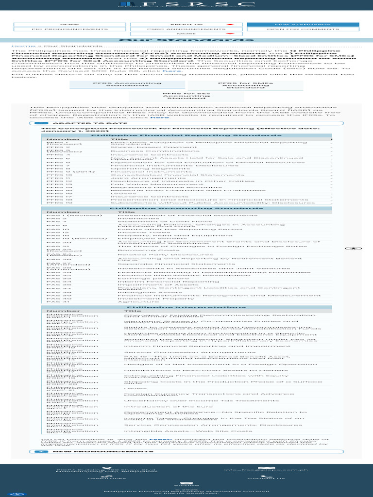 Our Standards - Governmental Organization in The Philippines 3 | PDF ...