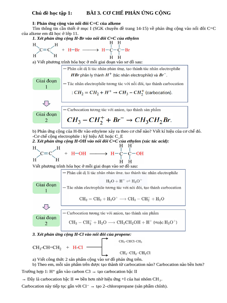 Bai 3. HS - Co Che Phan Ung Cong | PDF