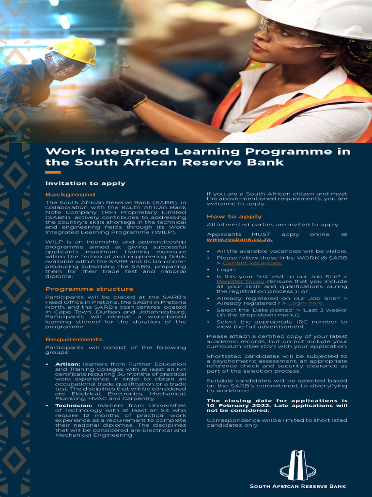 Work Integrated Learning Programme Advert | PDF | Educational Stages