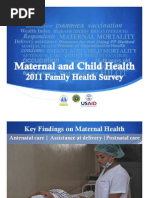 Download Maternal and Child Health-Family Health Survey for 2011 by Misyel Avelino SN98939199 doc pdf