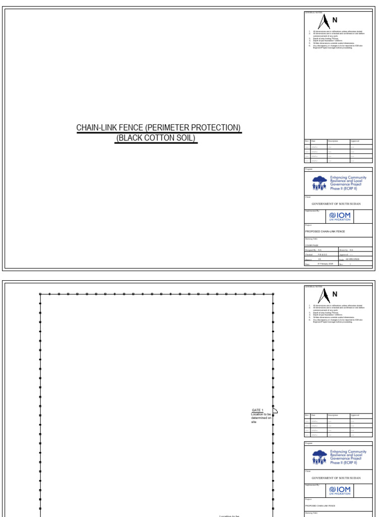 Annex 2a d1 Chain Link Fence | PDF | Wire | Mechanical Engineering