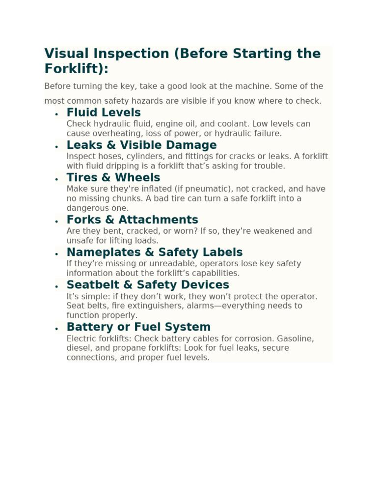 Inspection Check | PDF