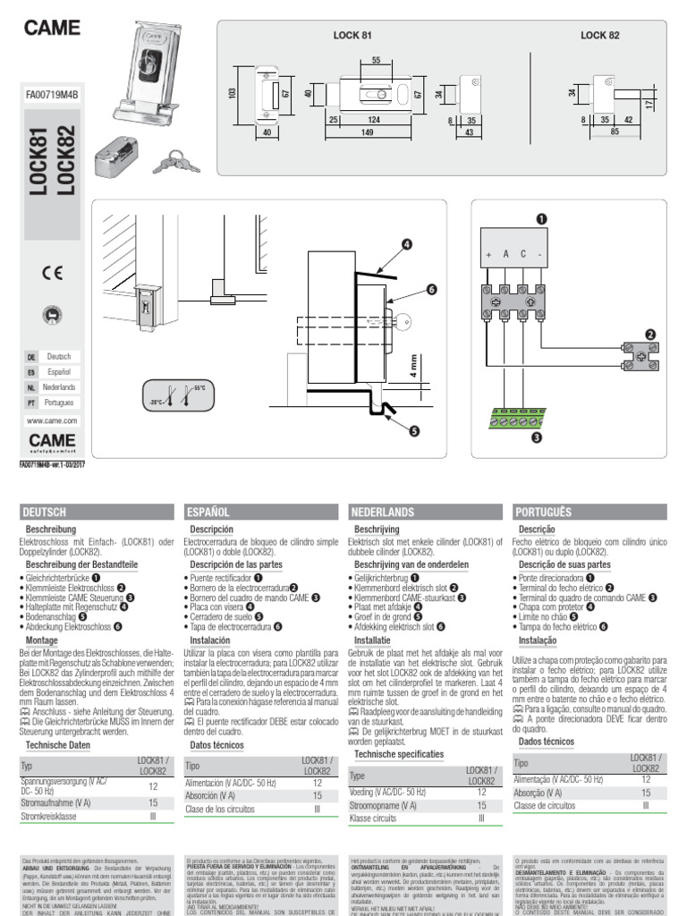 001LOCK82 | PDF | Materiales