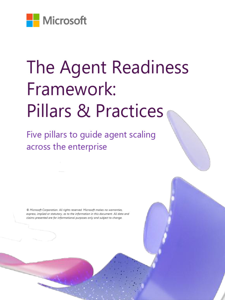 Microsoft AI Agent Readiness Framework 1763884870 | PDF | Artificial ...