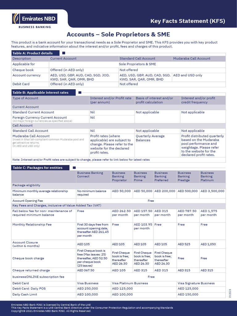 Kfs Accounts Current and Savings Accounts Sole Proprietor | PDF | Banks ...