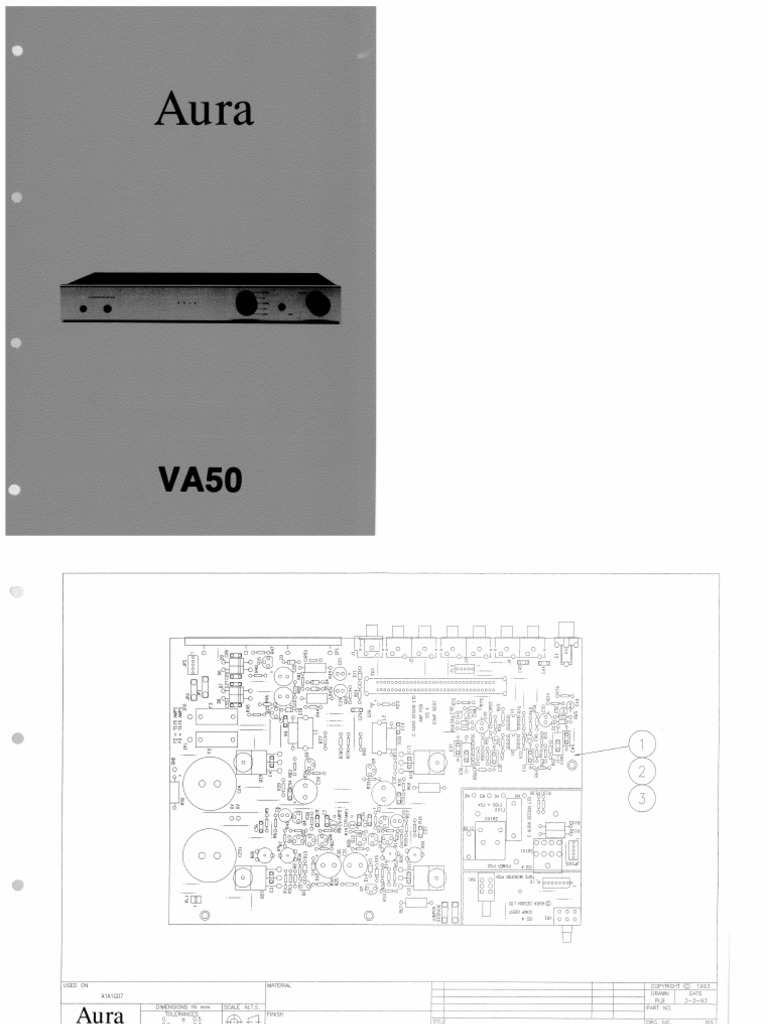 Aura VA50 Schematic From B&W | PDF