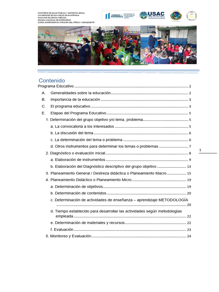 Programa Educativo 2025 | PDF | Plan de estudios | Evaluación