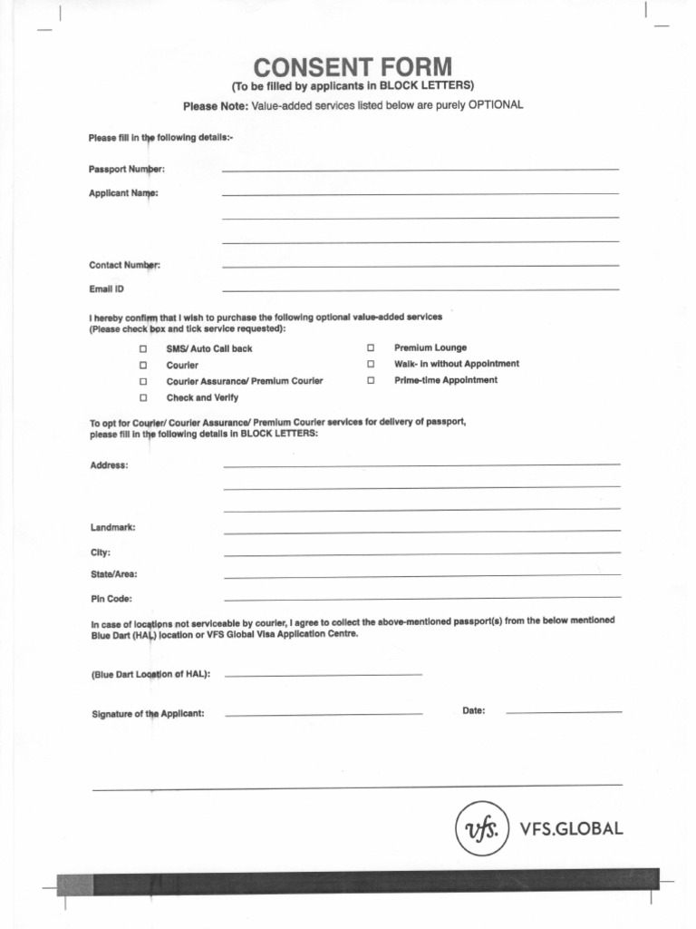 Courier Form | PDF