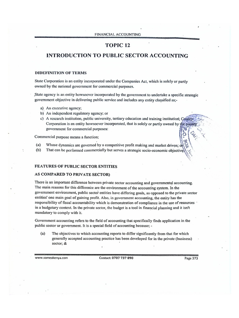 Public Sector Accounting PDF