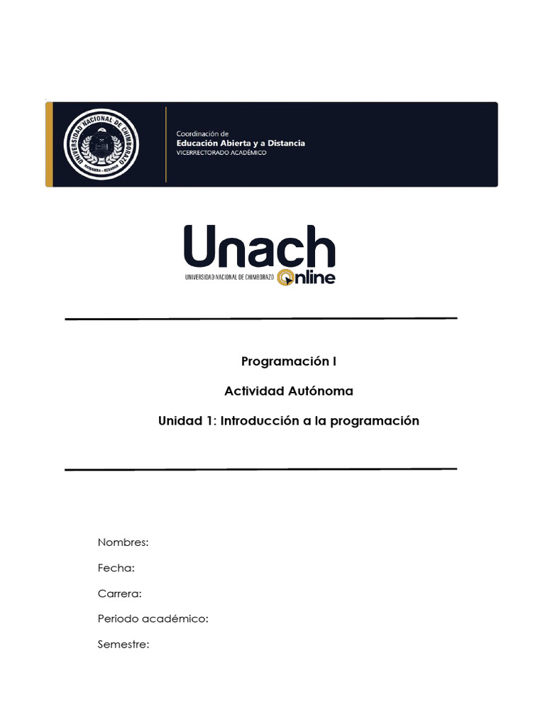 EJERCICIO PRACTICO Programación 1 | PDF | Programación de computadoras ...