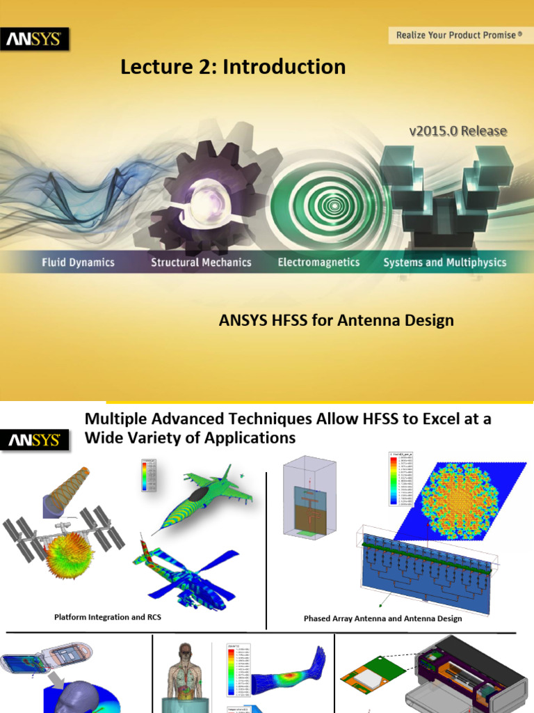 Ansys Hfss Antenna l02 0 Intro | PDF | Finite Element Method