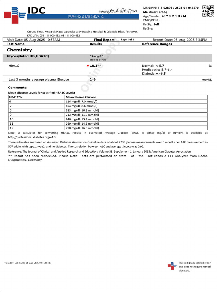 Patient Report PDF | PDF