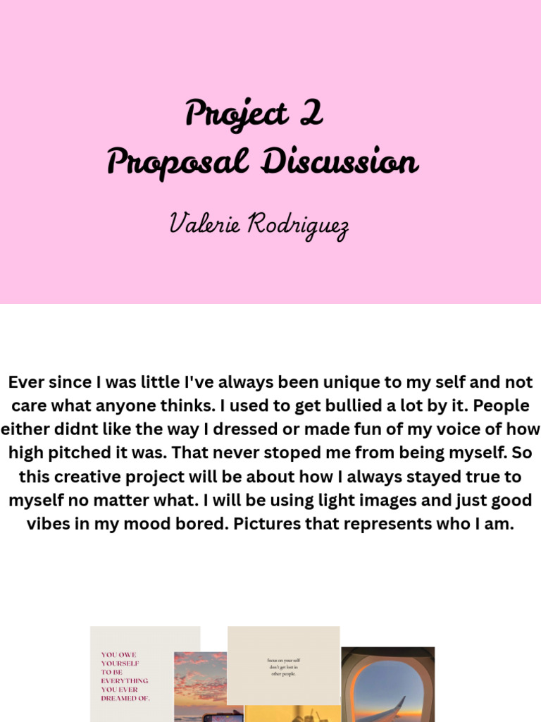 Project 2 Proposal Discussion | PDF