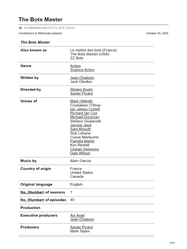 en.wikipedia.org-The Bots Master | PDF