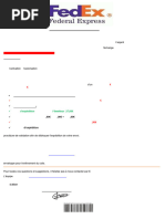 Options de paiement des factures FedEx | PDF