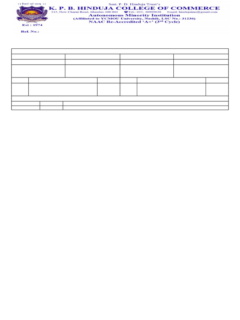 Student Copy Application Fees Receipt - 2025-26 Bill of Supply / GST No ...