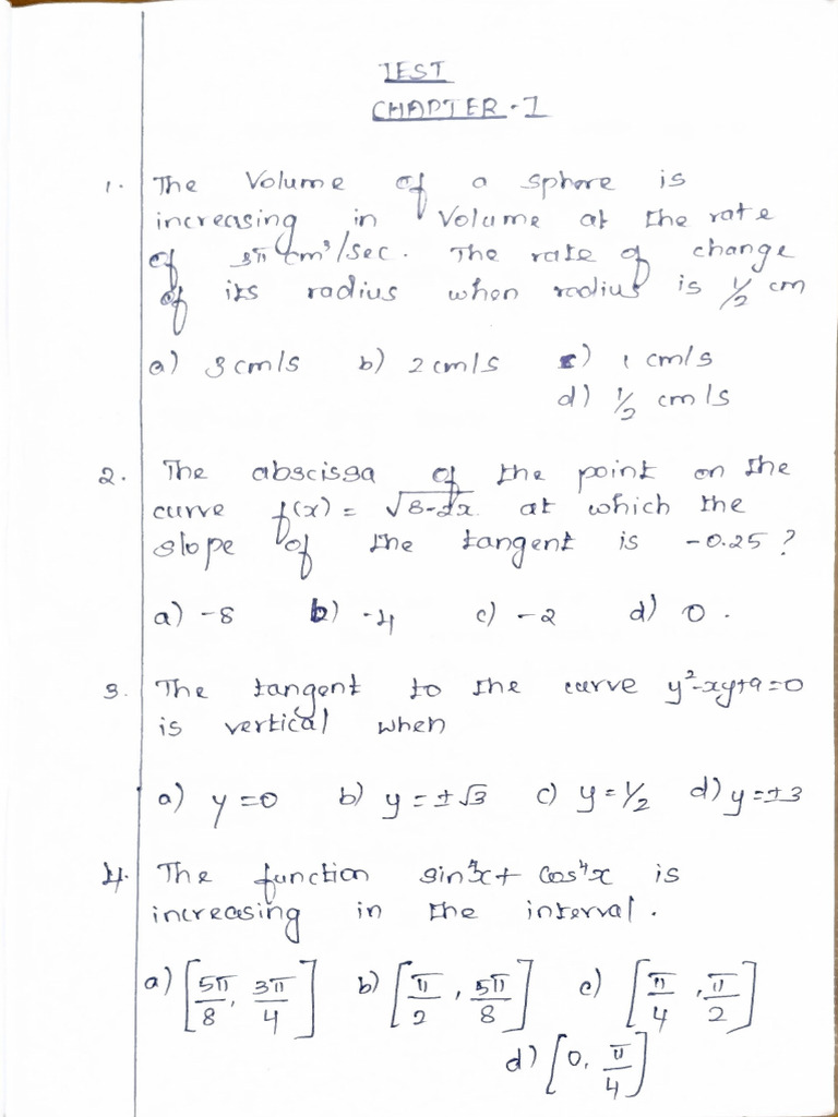 7 TH Chapter Full Test | PDF