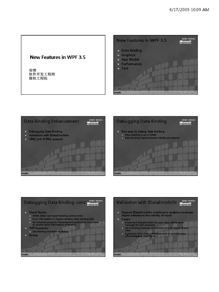 WebCast20090323_PDF | PDF | Language Integrated Query | Windows ...