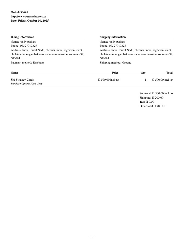 Order | PDF