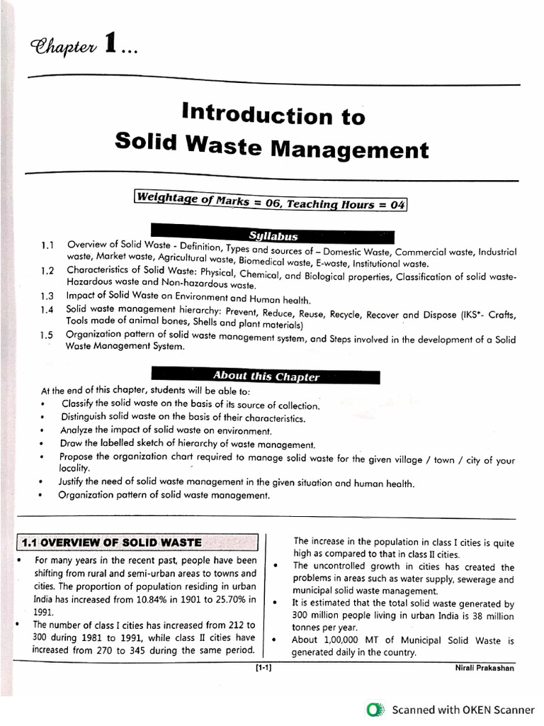 SWM Chp - 1 | PDF