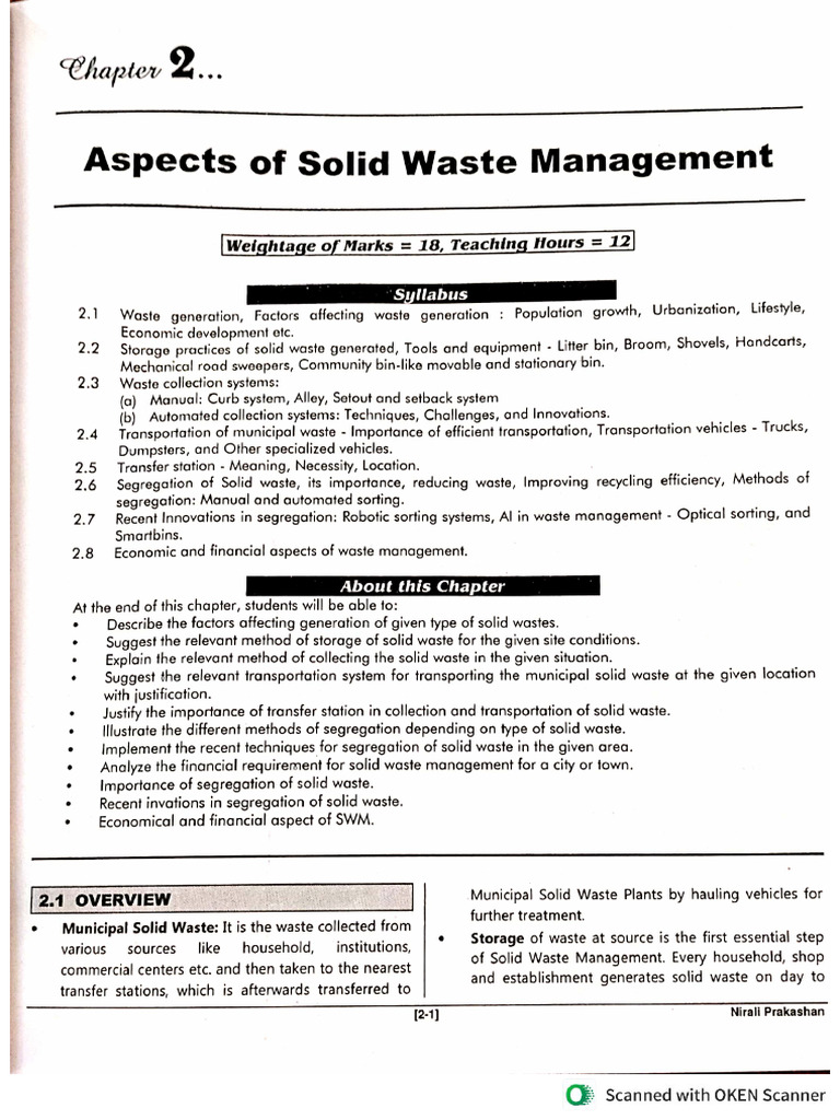 SWM Chp - 2 | PDF