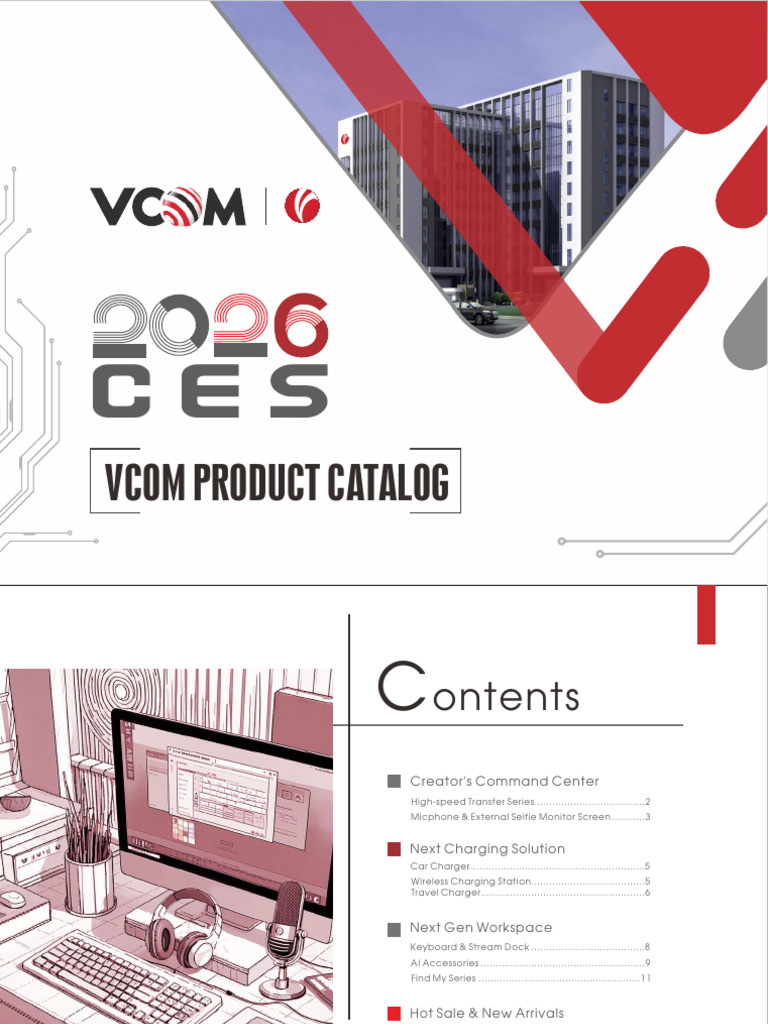 Catalogue Vcom 2026 | PDF | Usb | Solid State Drive