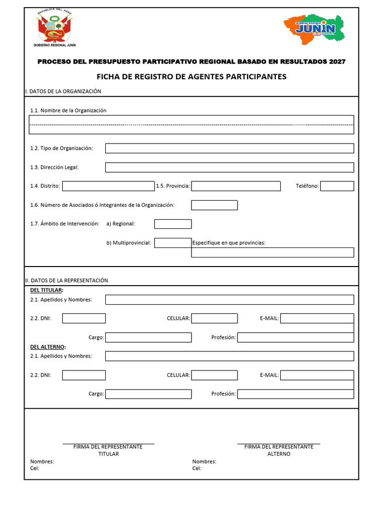 Ficha PPBR 2027 | PDF