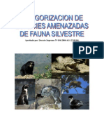 Catego Fauna Amenazada