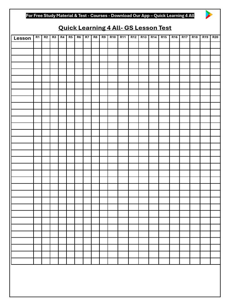 Tracking Sheet | PDF