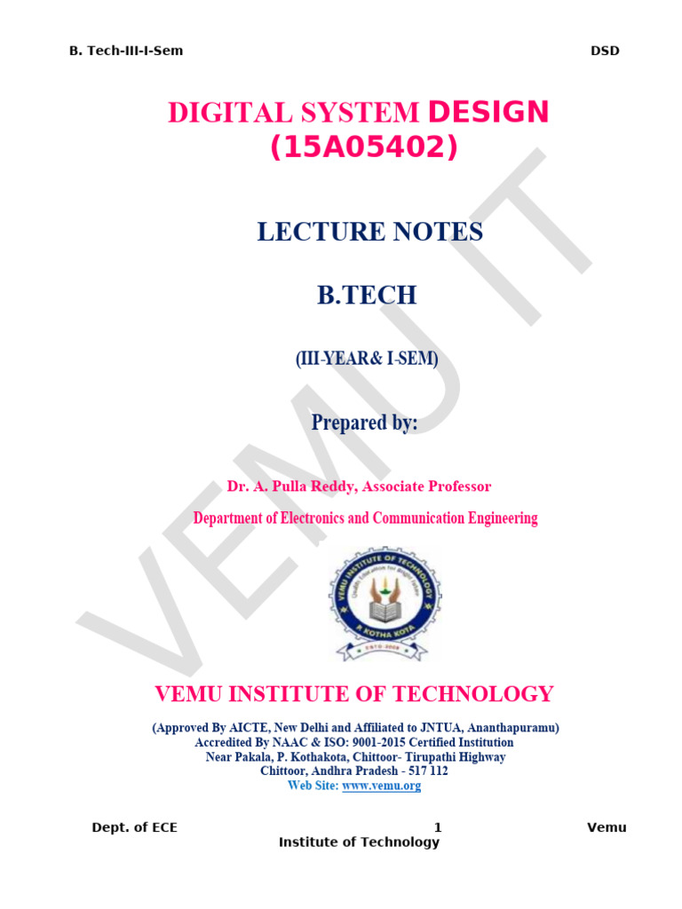 Digital System Design Basics | PDF | Field Effect Transistor | Logic Gate