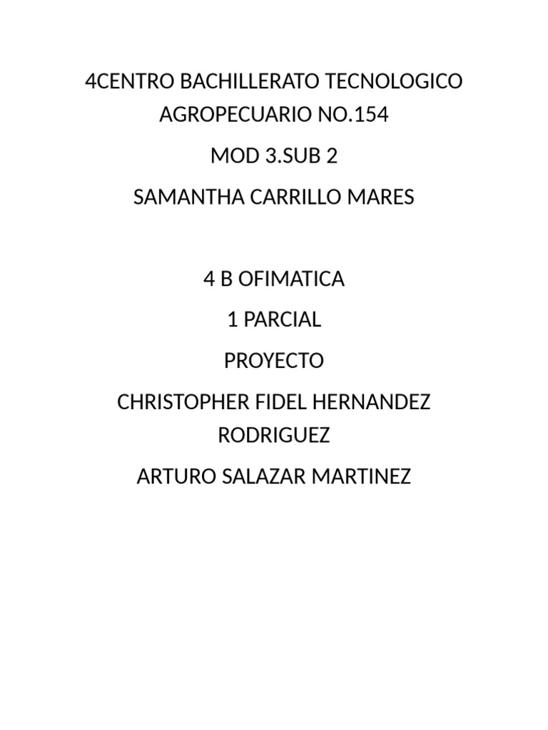 PROYECTO 3 PARCIALl | PDF | Internet | Software