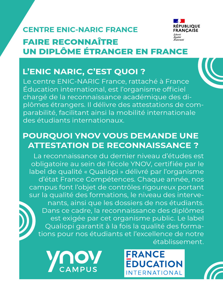 Qu'Est Ce Que l'ENIC NARIC | PDF