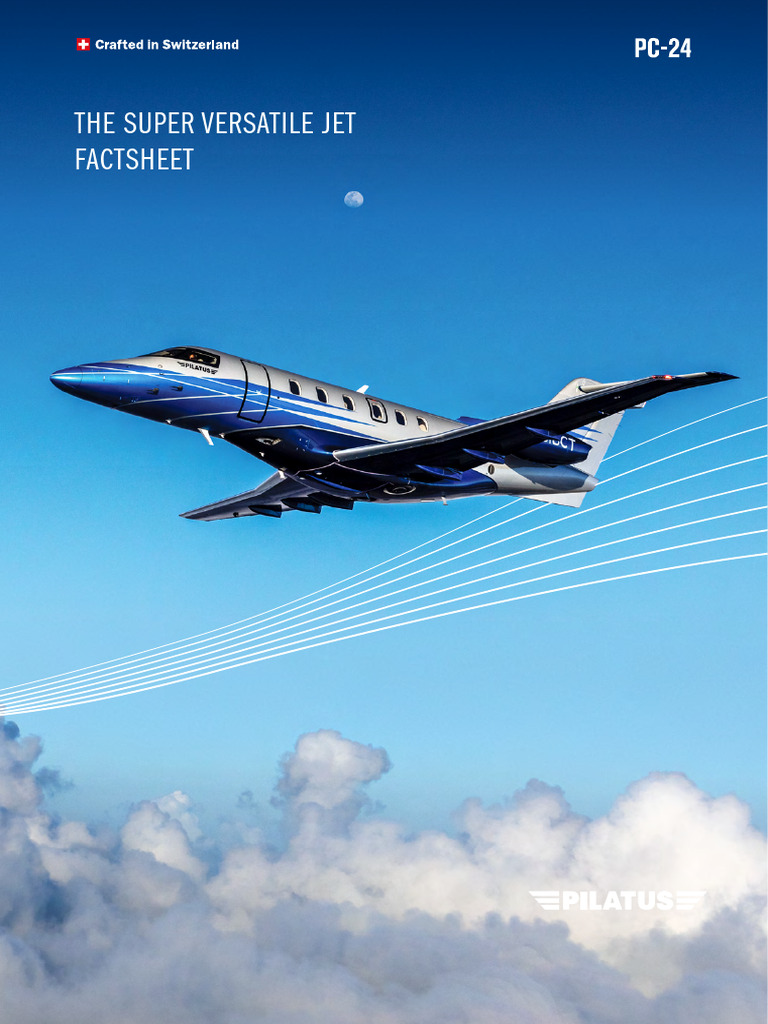 Pilatus Aircraft LTD PC 24 Factsheet | PDF | Aviation | Aeronautics