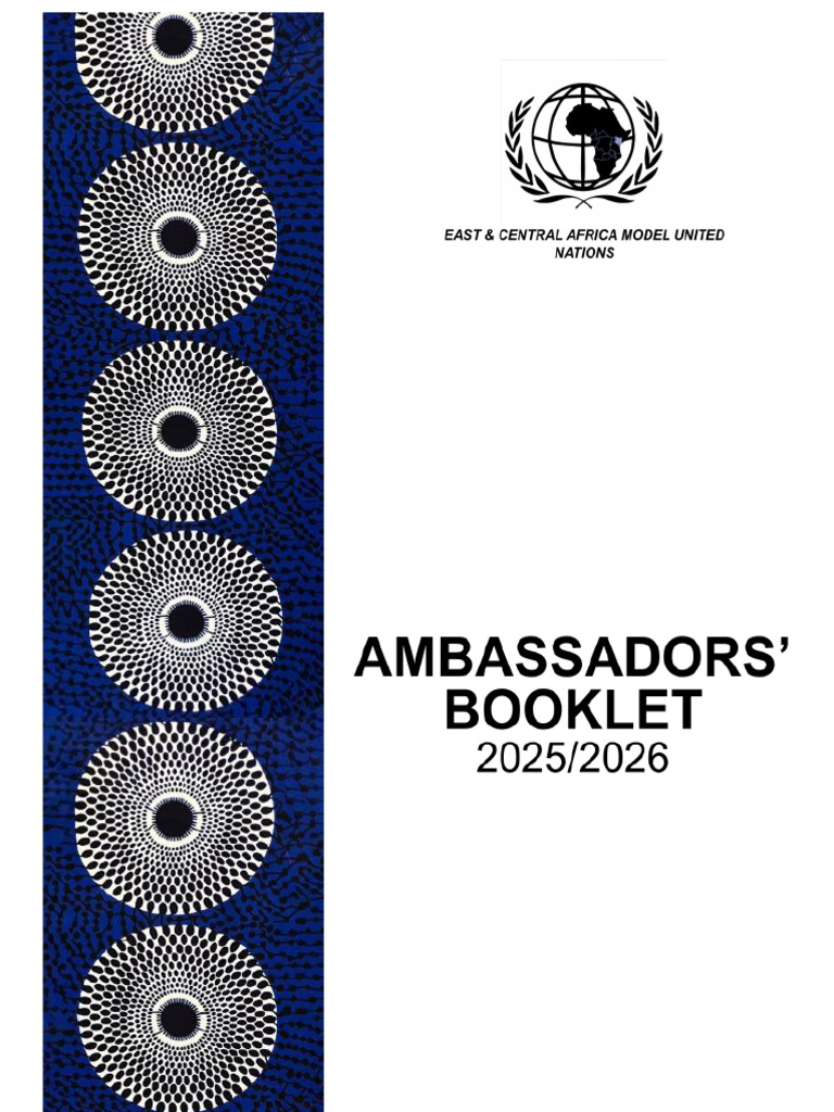 Ambassadors' Booklet 2025-2026 | PDF | Committee | United Nations