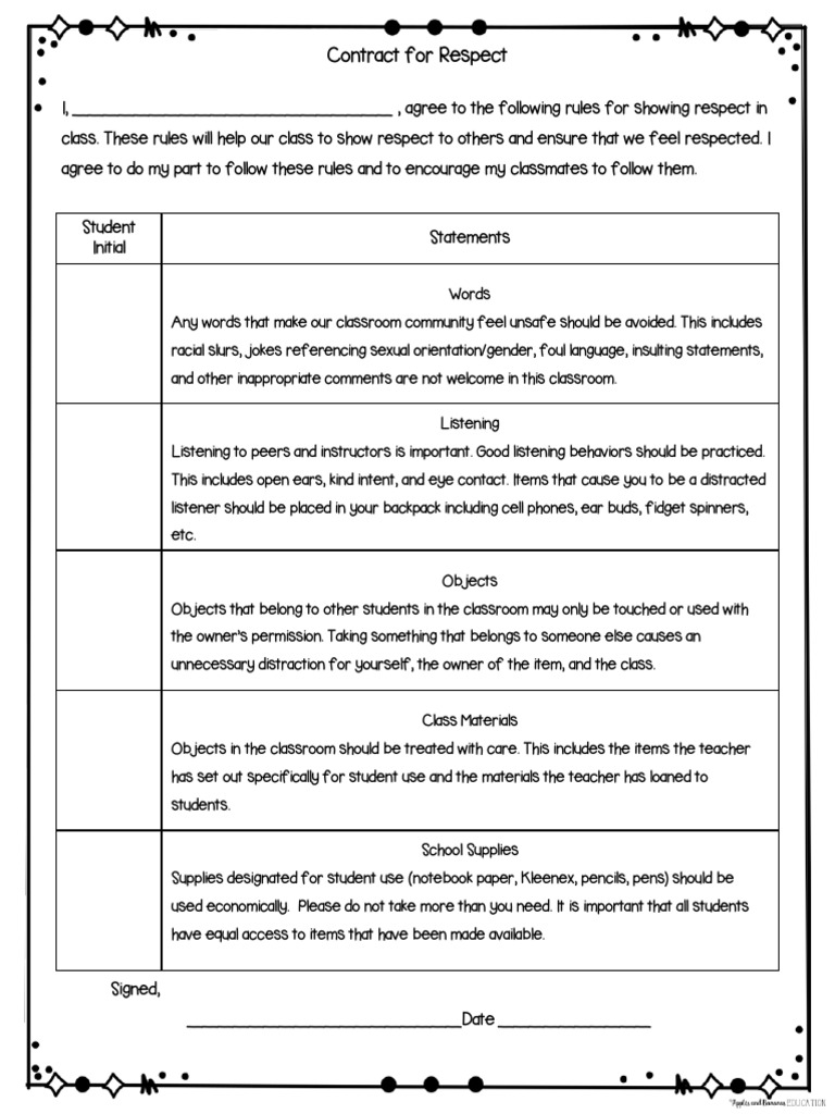 Contract for Respect | PDF