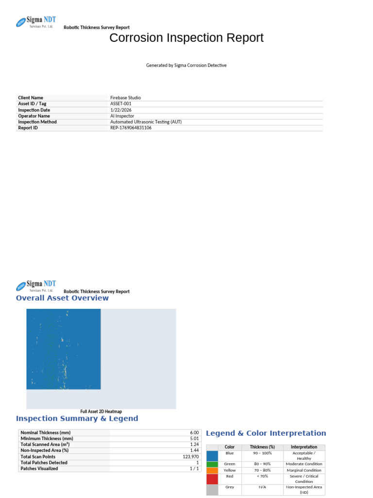 Inspection Report ASSET-001 (67) | PDF