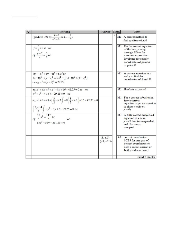 Coordinate Geometry MS | PDF