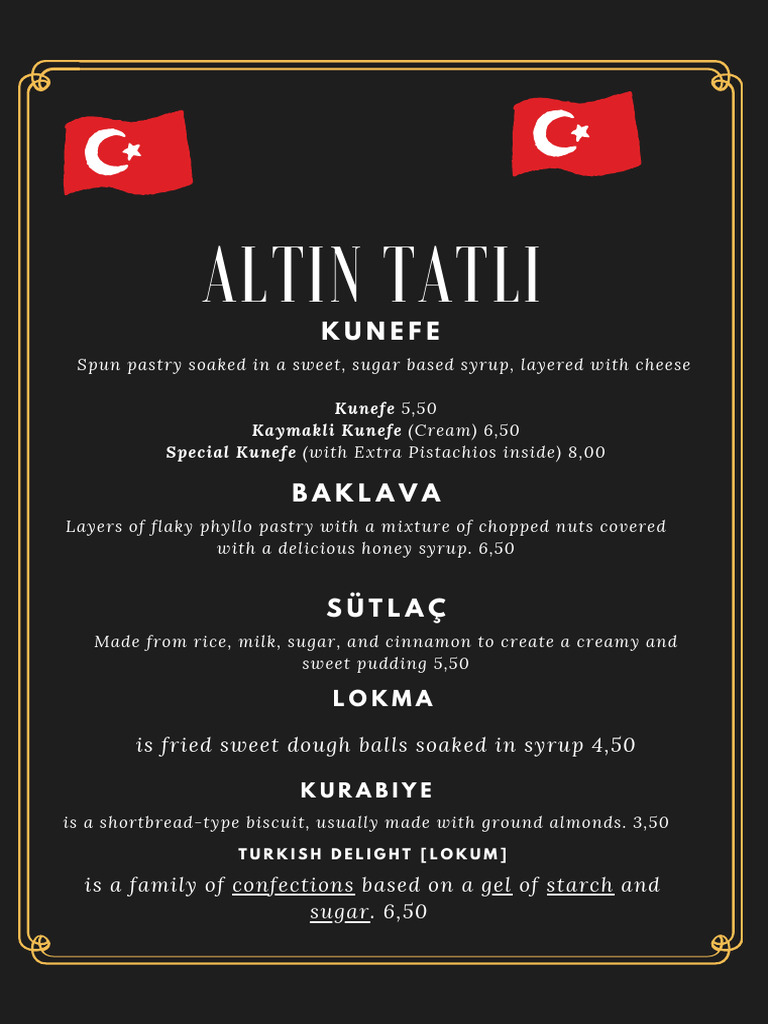 Fancy Restaurant Menu | PDF