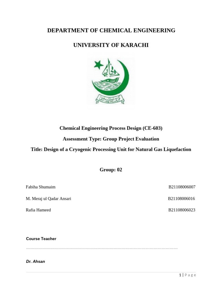 CEP Simulation Report | PDF | Liquefied Natural Gas | Natural Gas