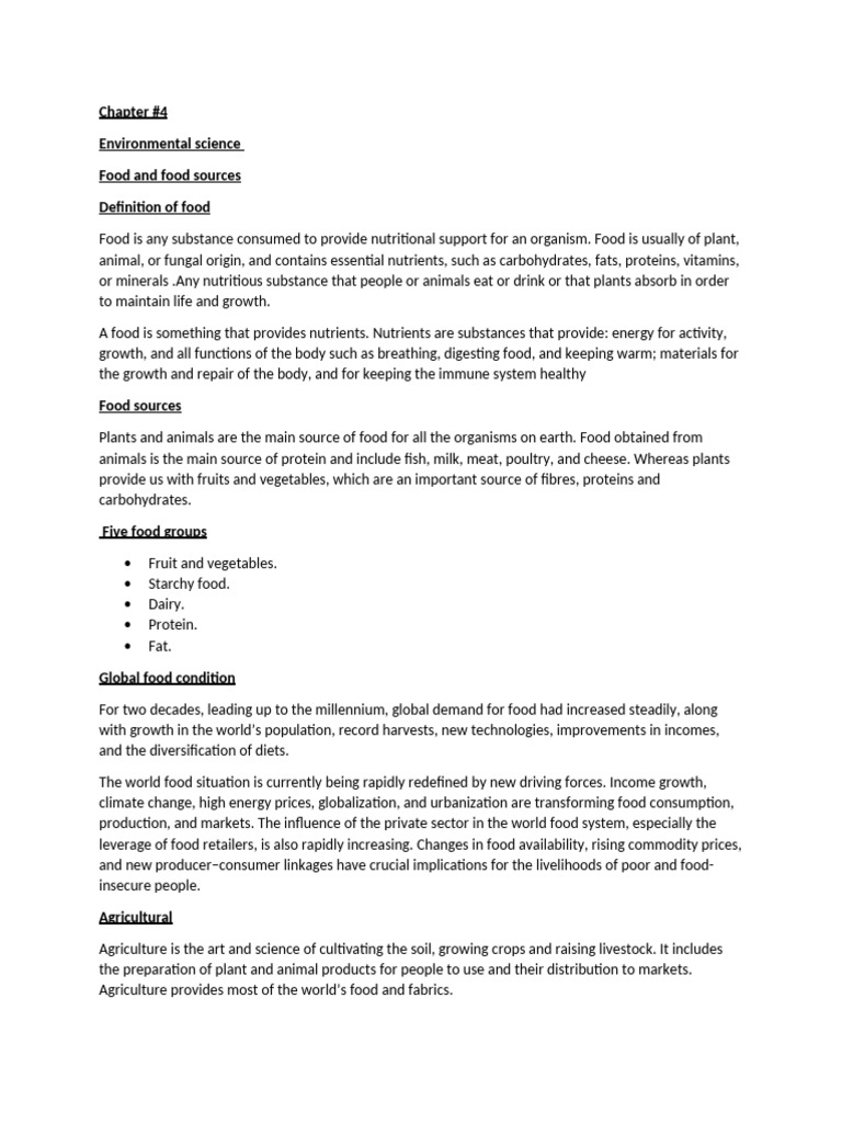 Chapter7 environmental science | PDF | Agriculture | Food Web