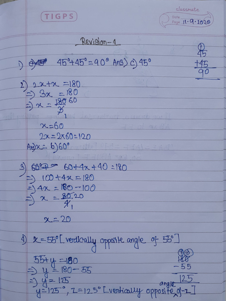 45 Swapnil Das 0705-Maths Revision | PDF