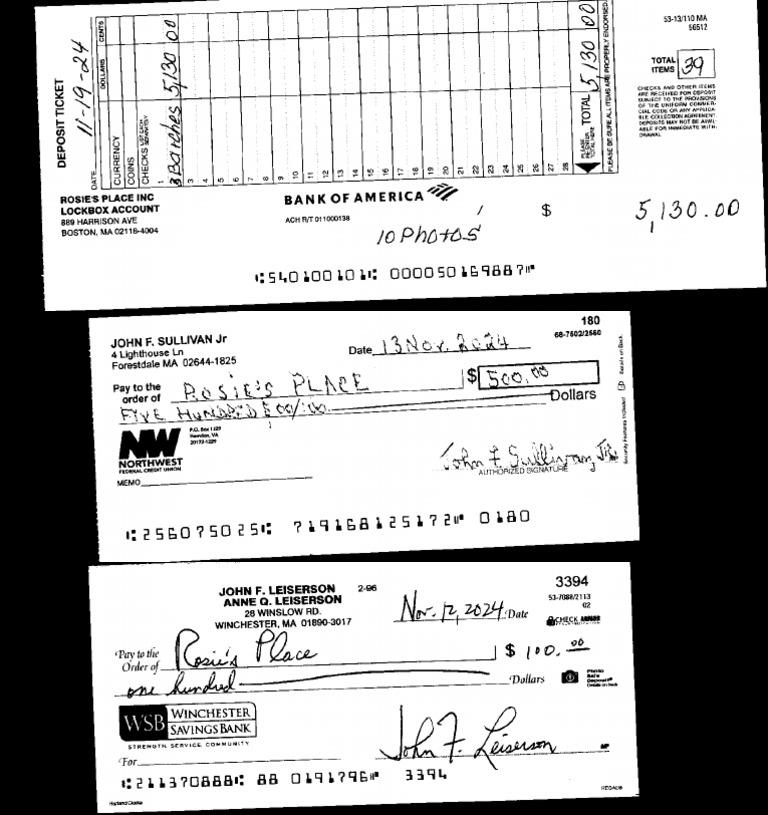 Rchecks 11-19-24 | PDF