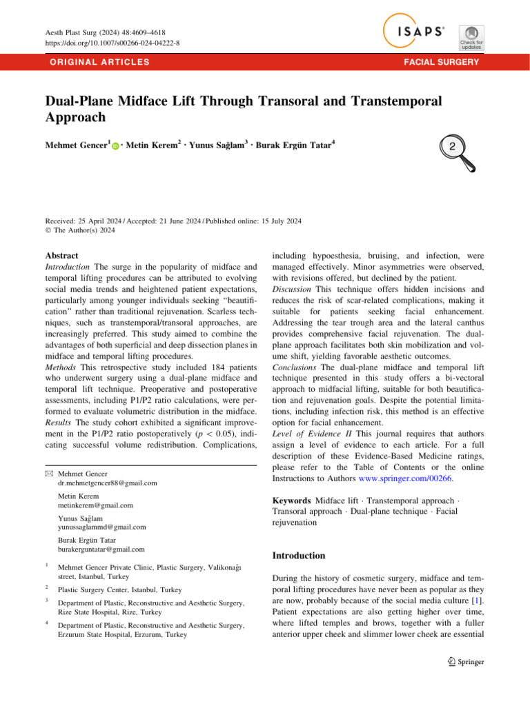 Mid Face Transoral y Transtemporal | PDF