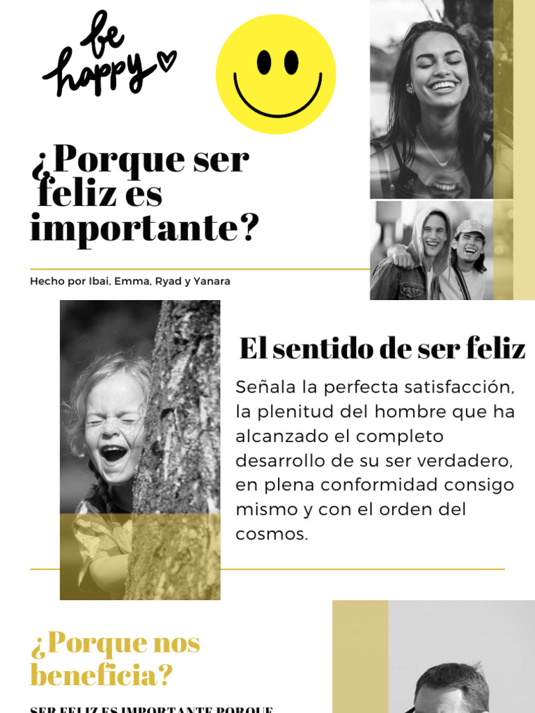 La felicidad | PDF | Felicidad | Las emociones
