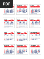Calendario 2026 Argentina con Feriados | PDF